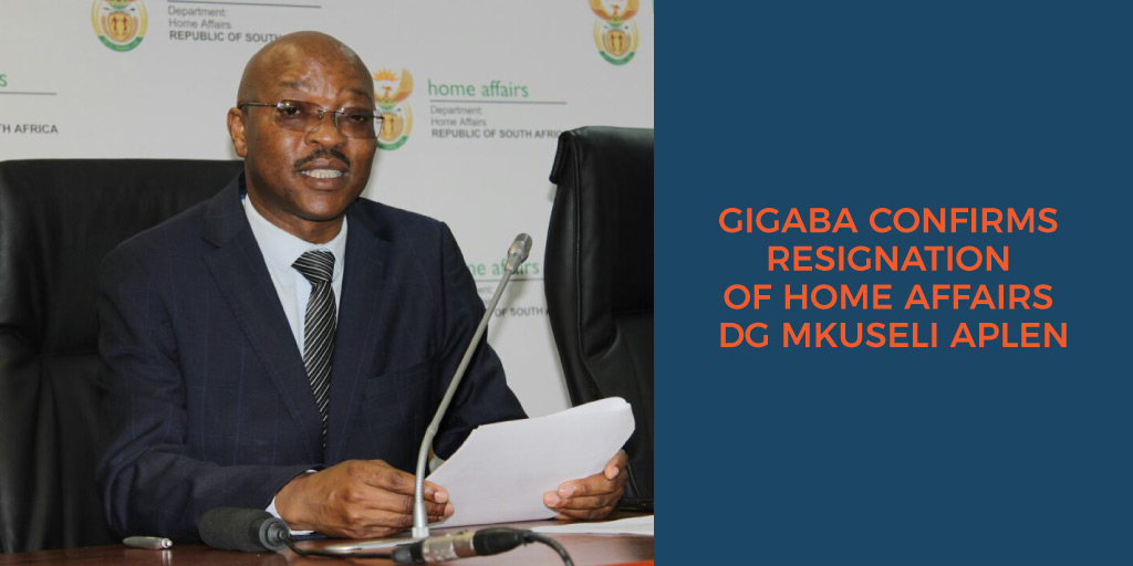 Gigaba confirms resignation of Home Affair DG Mksuleli Aplen