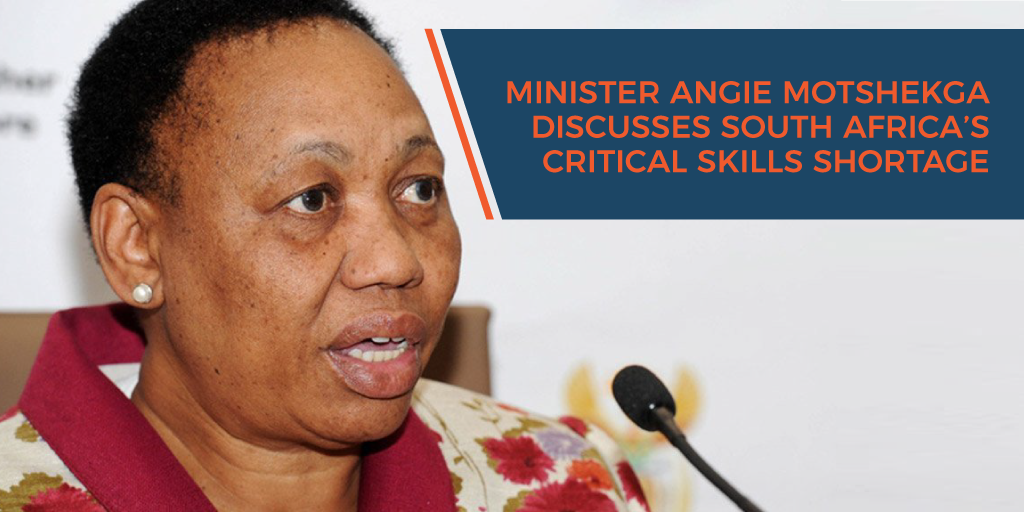 Minister Angie Motshekga discusses South Africa's critical skills shortage