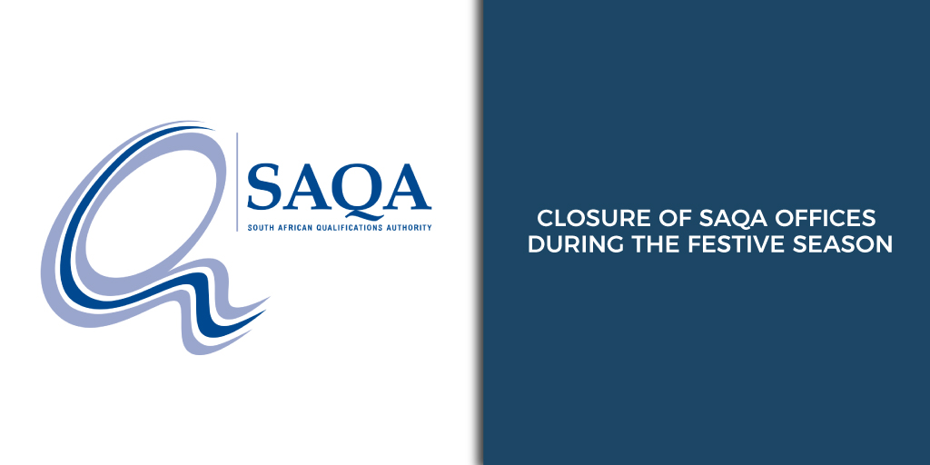 Closure of SAQA offices during the festive season