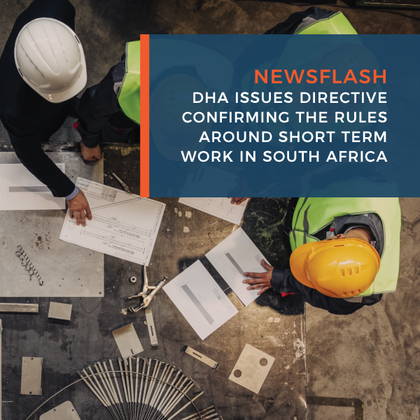 DHA issues directive confirming the rules around short term work in South Africa