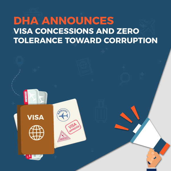 Dha Announces Visa Concessions & Zero Tolerance Toward Corruption