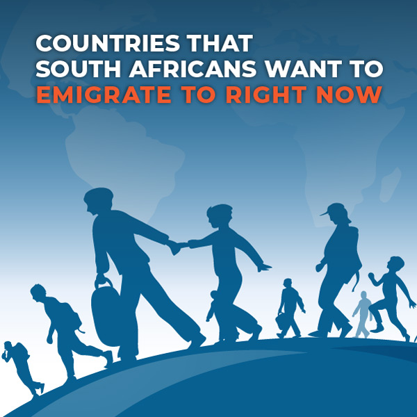 Countries South African Emigrate to.