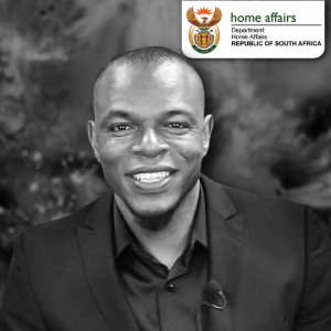 Phindiwe Mbhele, Acting Chief Director at the Department of Home Affairs, speaking at the Global Mobility Breakfast South Africa.