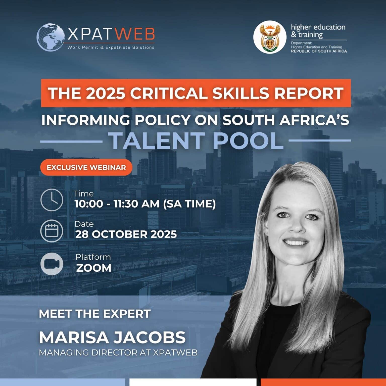 2025 Critical skills report, informing policy on South Africa's talent pool