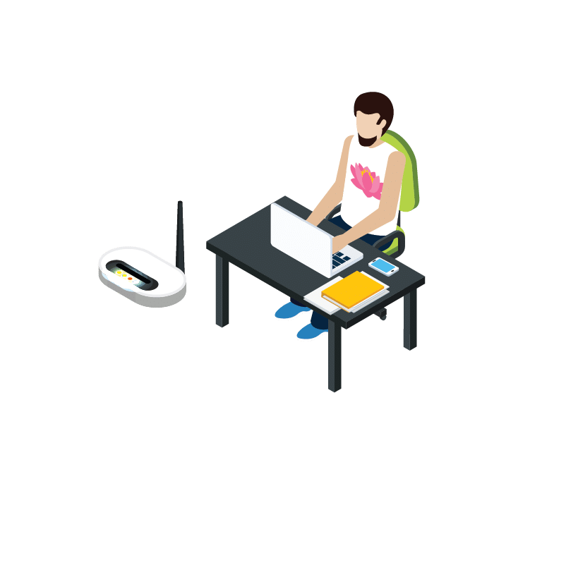 ICT specialists illustration