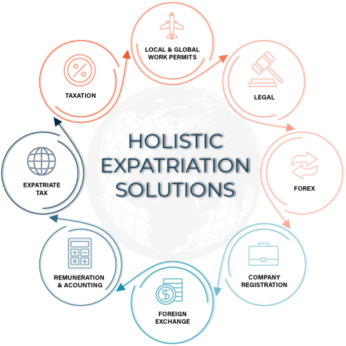 Holistic Expatriation solutions diagram